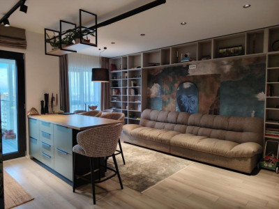 DUPLEX ELEGANT 3 DORMITOARE+BIROU, 3 BAI, MOBILAT PREMIUM, 112 MP TOTAL, PARCARE